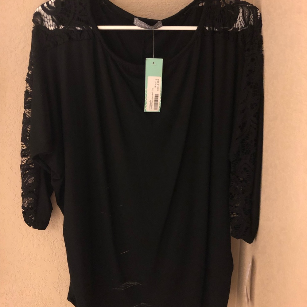 Loveappella black blouse